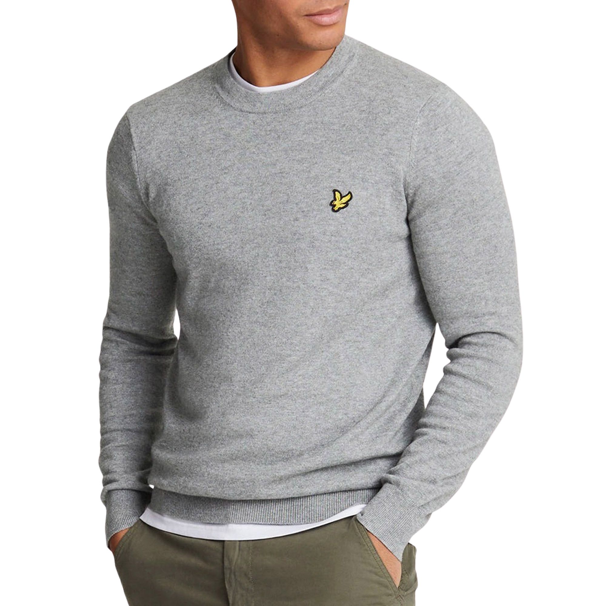 Lyle & Scott Cotton Merino Crewneck Sweater Men | Plutosport